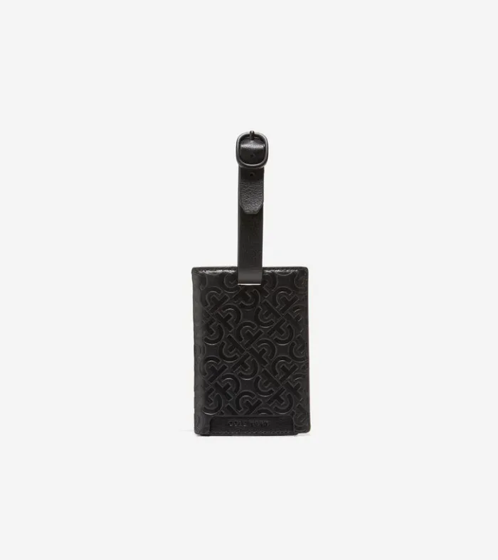 Passport Case With Luggage Tag Black Men Cole Haan Wallets