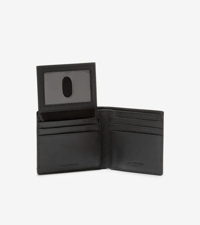 Pebble Traveler Wallet Black Men Cole Haan Wallets