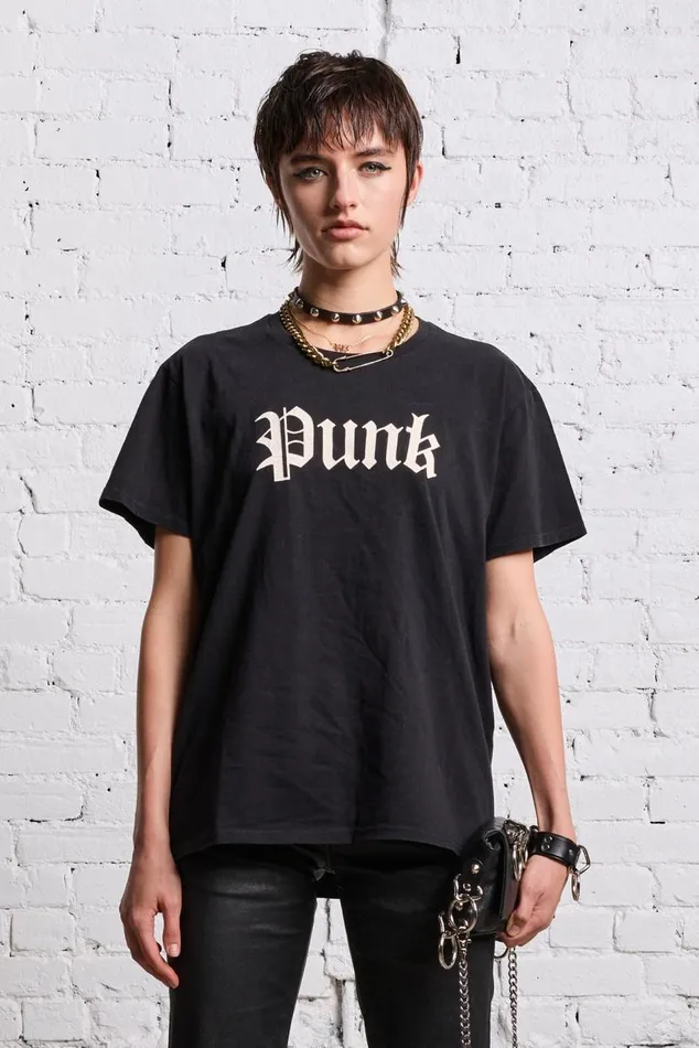 PUNK BOY T 8211 BLACK Women R13 TShirts