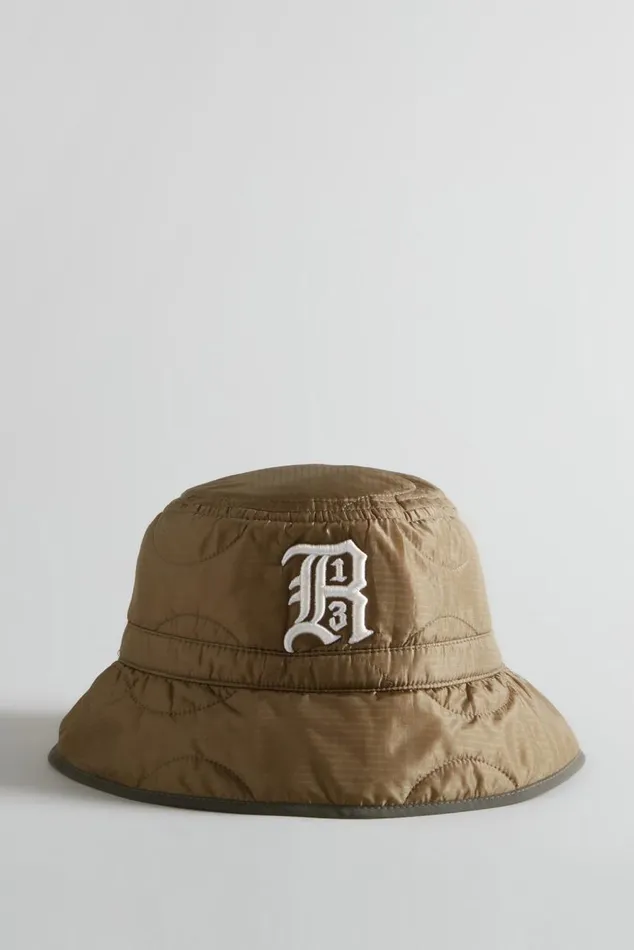 QUILTED BUCKET HAT 8211 OLIVE SURPLUS Women R13 Accessories