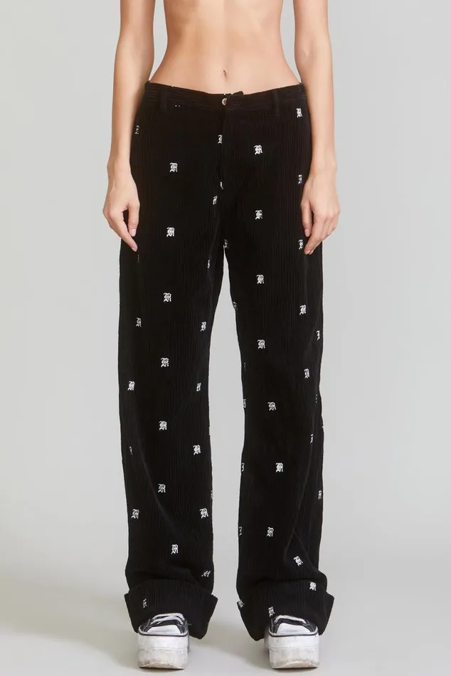 R13 ALLOVER CHINO 8211 BLACK Women R13 Pants and Shorts
