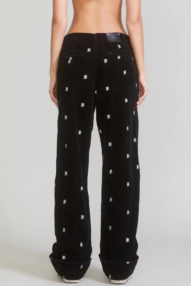 R13 ALLOVER CHINO 8211 BLACK Women R13 Pants and Shorts