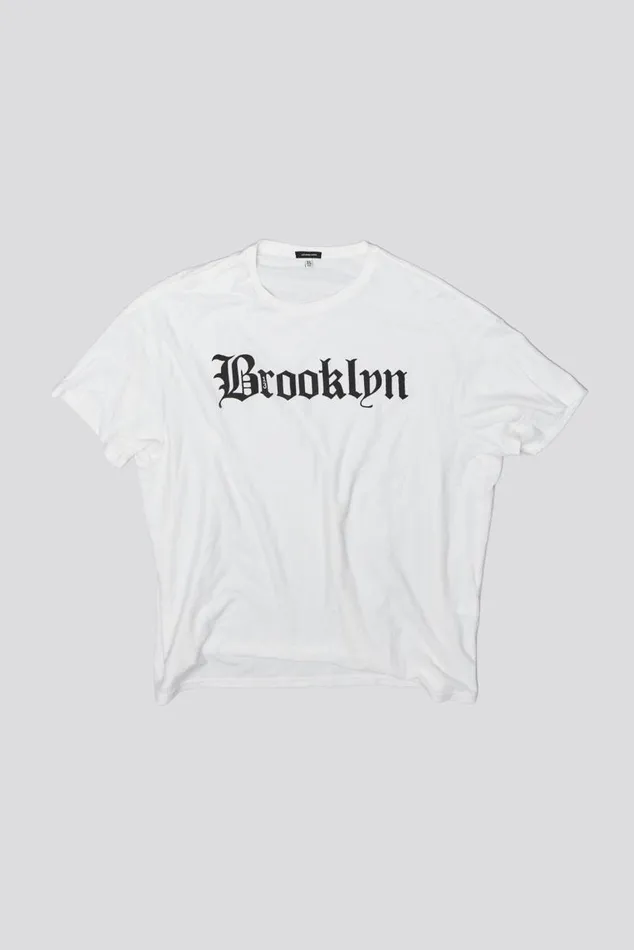 R13 BROOKLYN RELAXED T 8211 ECRU Women R13 TShirts
