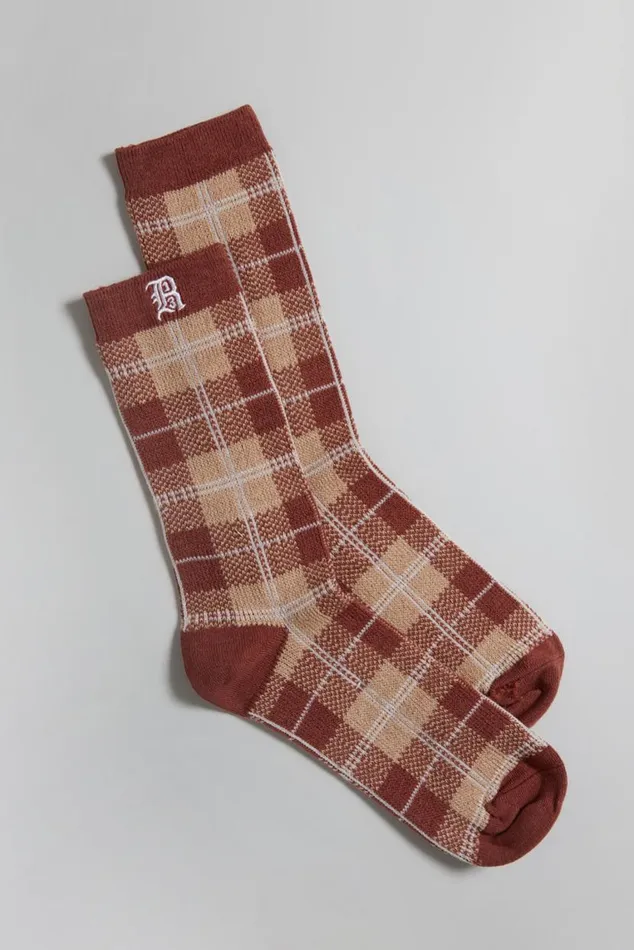 R13 PLAID SOCKS 8211 ECRURUST Men R13 Accessories