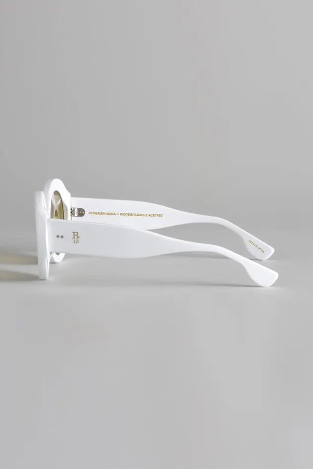 R13 SUNGLASSES 8211 WHITE AND YELLOW Women R13 Accessories R13 SUNGLASSES 8211 WHITE AND YELLOW Women R13 Accessories