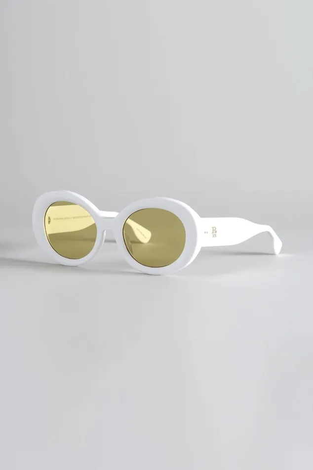R13 SUNGLASSES 8211 WHITE AND YELLOW Women R13 Accessories R13 SUNGLASSES 8211 WHITE AND YELLOW Women R13 Accessories