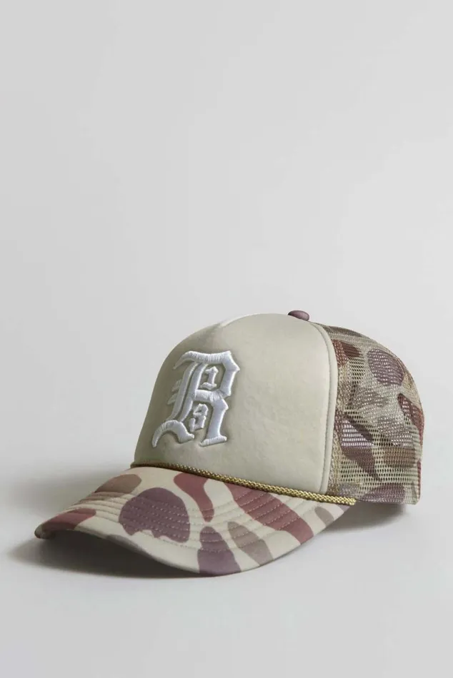 R13 TRUCKER HAT 8211 CAMOUFLAGE Women R13 Accessories