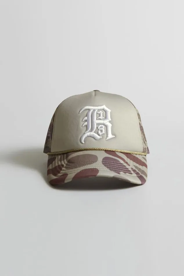 R13 TRUCKER HAT 8211 CAMOUFLAGE Women R13 Accessories