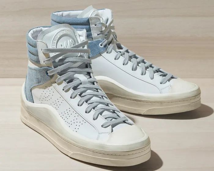 Rail WhiteGrey Blue Men P448 High Tops Rail WhiteGrey Blue Men P448 High Tops