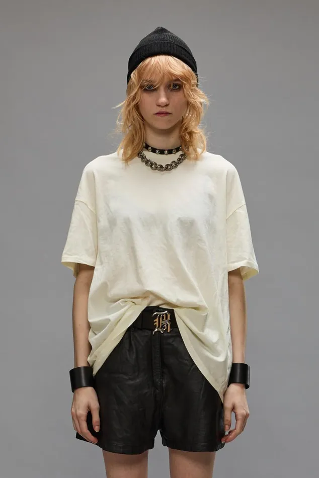 RELAXED CASHMERE T 8211 WHITE Women R13 TShirts
