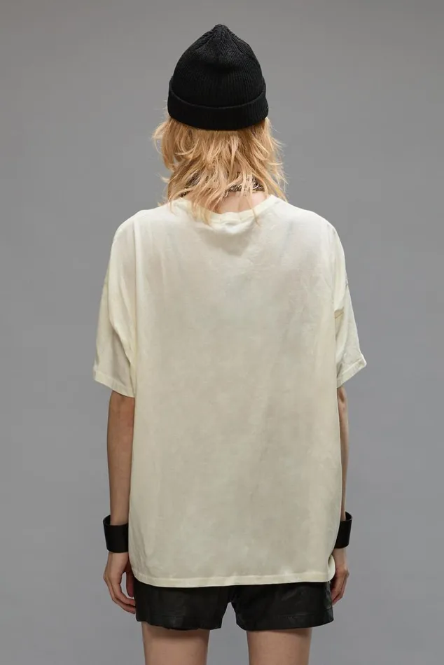 RELAXED CASHMERE T 8211 WHITE Women R13 TShirts