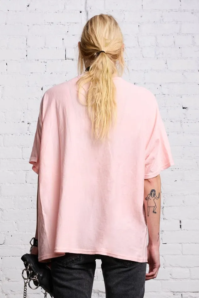 RELAXED VNECK T 8211 LIGHT PINK Women R13 TShirts