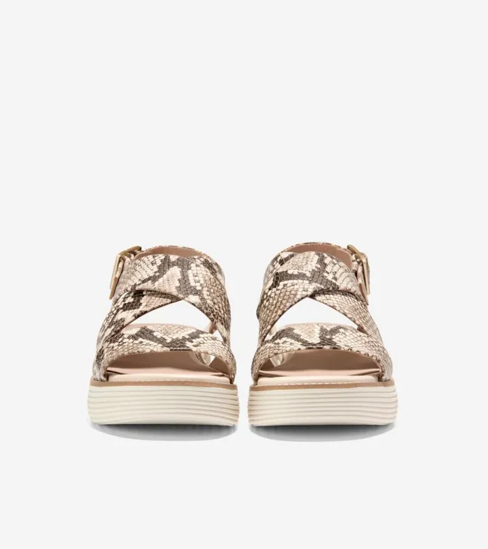 riginalGrand Platform Sandals Sandollar Snake Printivory Women Cole Haan Sandals