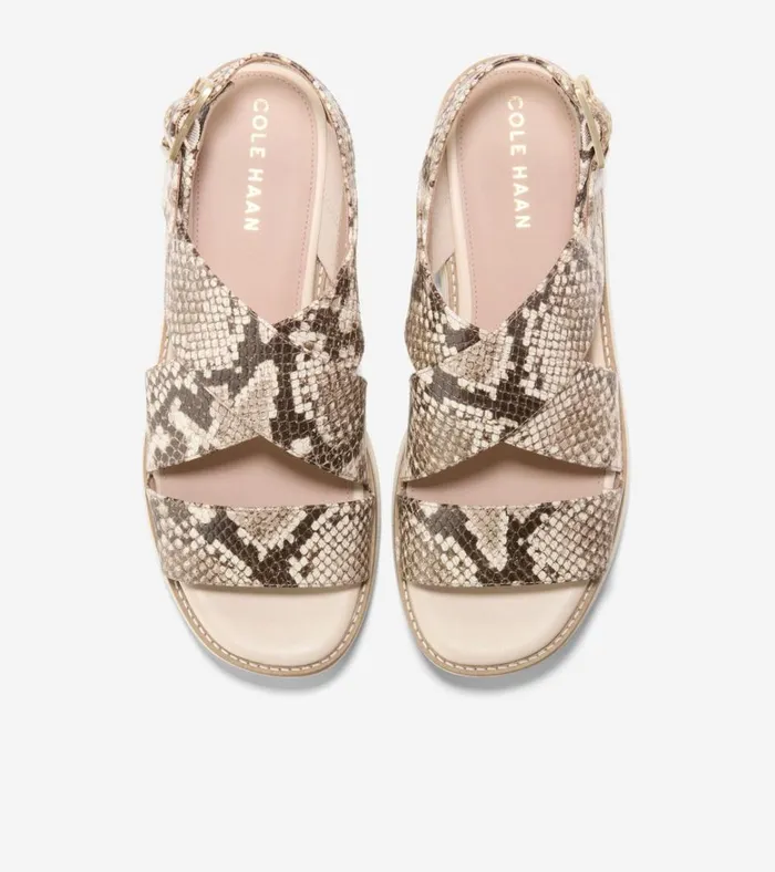 riginalGrand Platform Sandals Sandollar Snake Printivory Women Cole Haan Sandals