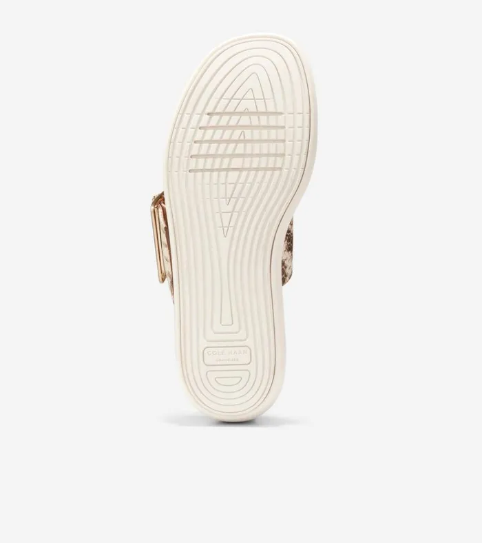 riginalGrand Platform Slides Sandollar Snake Printcuoio Brownivory Women Cole Haan Sandals