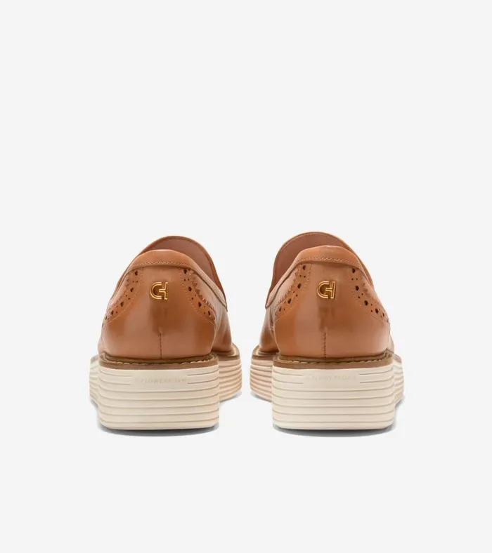 riginalGrand Platform Venetian Loafer Pecanivory Women Cole Haan Loafers and Drivers