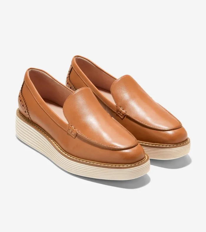 riginalGrand Platform Venetian Loafer Pecanivory Women Cole Haan Loafers and Drivers