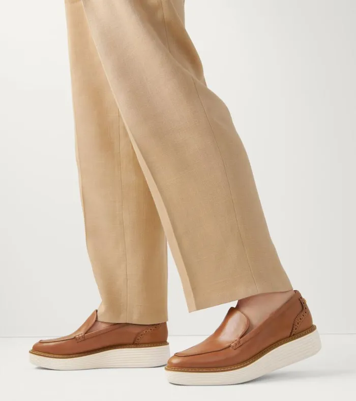 riginalGrand Platform Venetian Loafer Pecanivory Women Cole Haan Loafers and Drivers