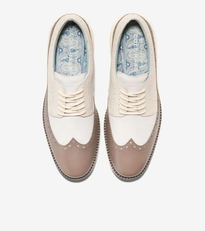 riginalGrand Waterproof Wingtip Oxford Golf Shoes Cloud Blueirish Coffee Men Cole Haan Golf Shoes