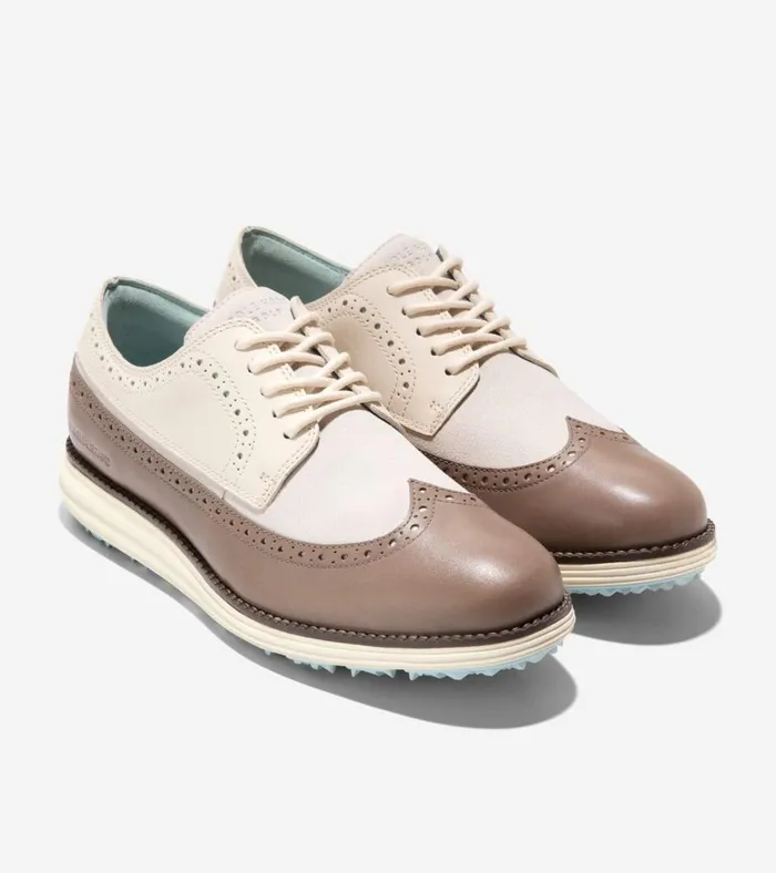 riginalGrand Waterproof Wingtip Oxford Golf Shoes Cloud Blueirish Coffee Men Cole Haan Golf Shoes