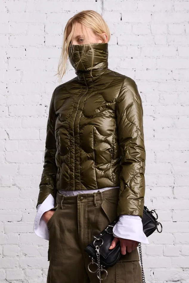 RIPSTOP DOWN LINER 8211 OLIVE Women R13 Jackets and Coats