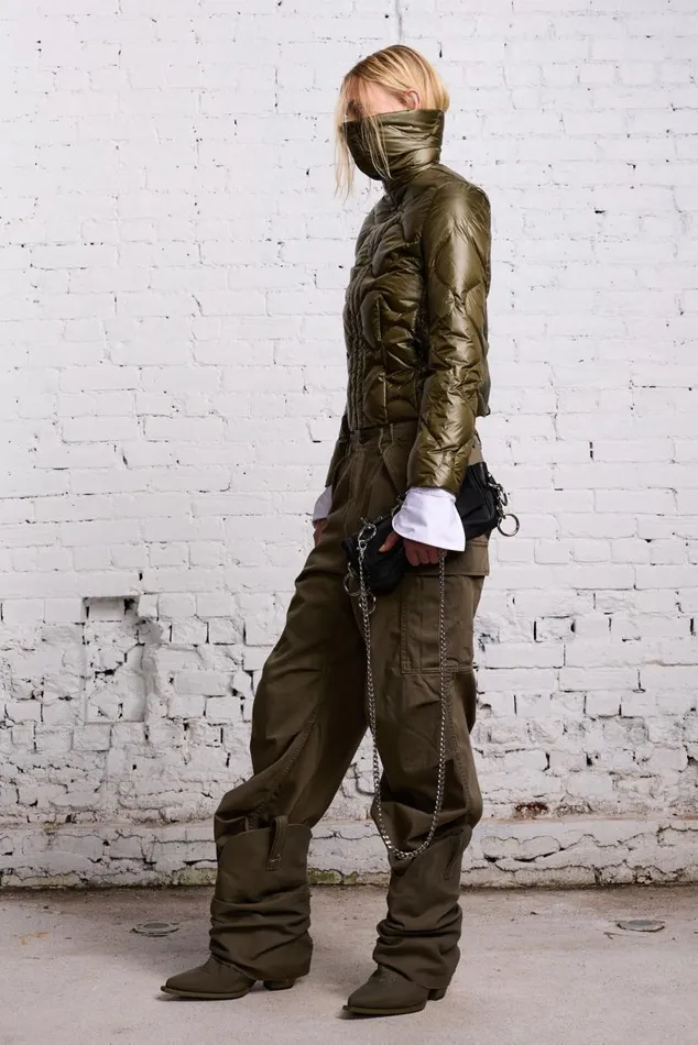 RIPSTOP DOWN LINER 8211 OLIVE Women R13 Jackets and Coats