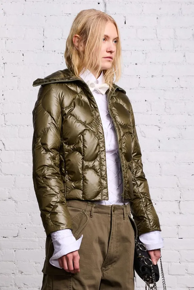RIPSTOP DOWN LINER 8211 OLIVE Women R13 Jackets and Coats