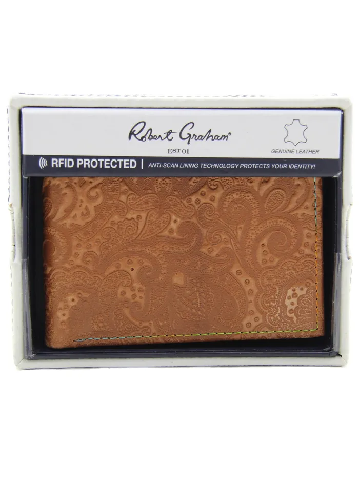 Robert Graham Bags and Wallets Men CURRENT SLIMFOLD WALLET Black