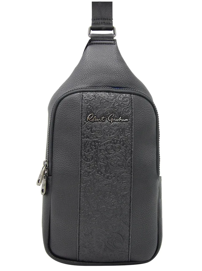 Robert Graham Bags and Wallets Men TAKE OFF SLING BAG Black