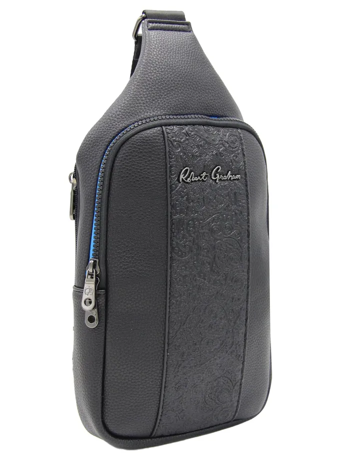 Robert Graham Bags and Wallets Men TAKE OFF SLING BAG Black