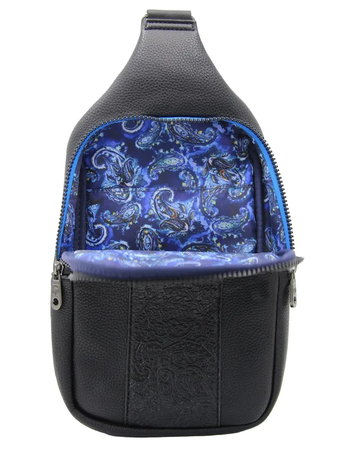 Robert Graham Bags and Wallets Men TAKE OFF SLING BAG Black