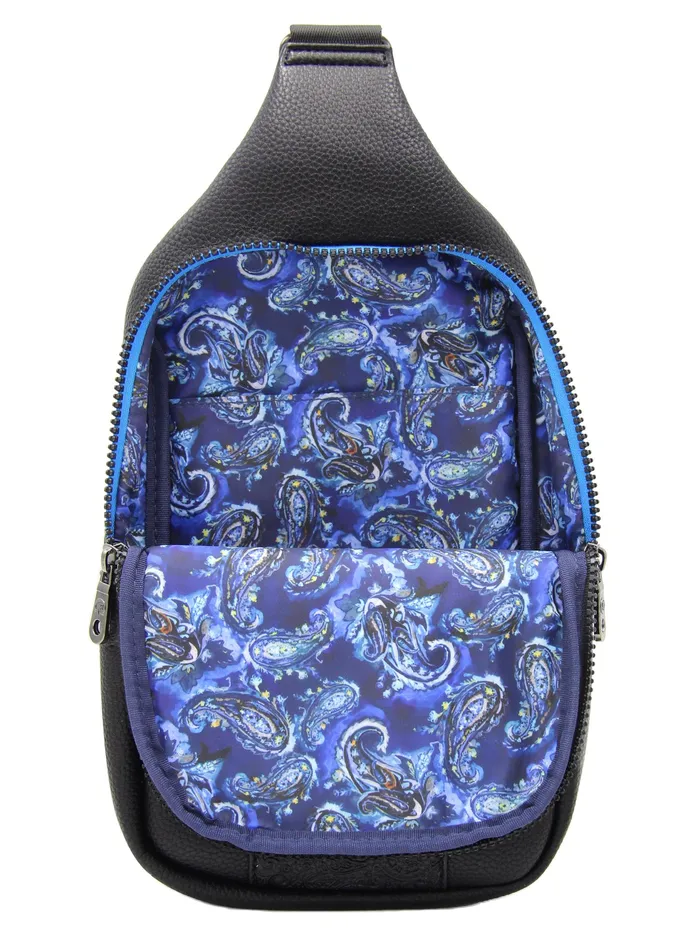 Robert Graham Bags and Wallets Men TAKE OFF SLING BAG Black