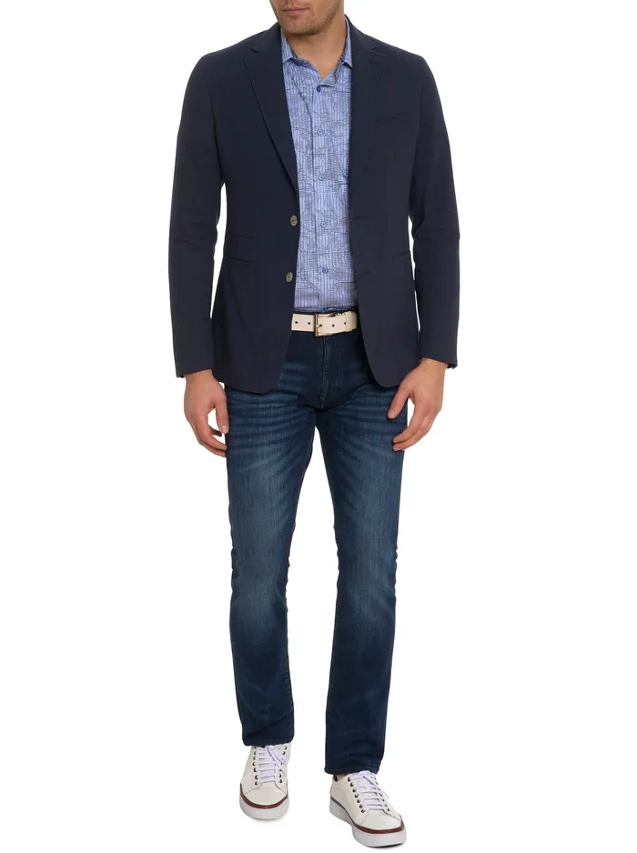 Robert Graham Blazers Men HARLOW BLAZER Navy