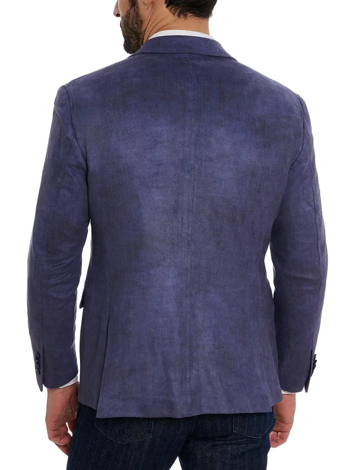 Robert Graham Blazers Men LUBRANO VELOUR BLAZER Grey