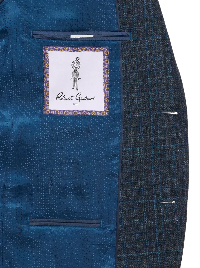 Robert Graham Blazers Men RANDALL BLAZER Teal