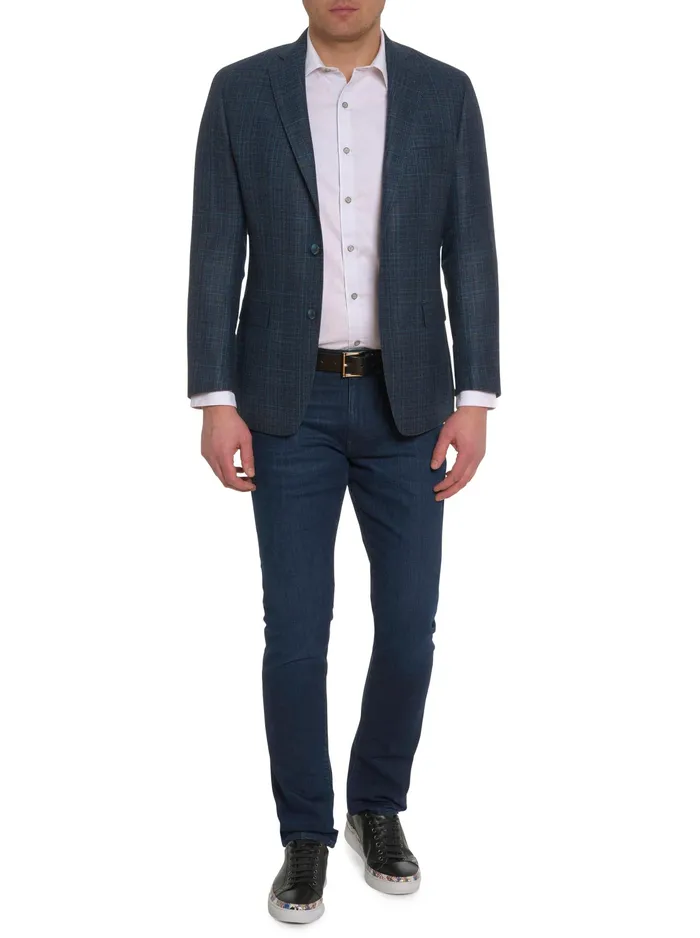 Robert Graham Blazers Men RANDALL BLAZER Teal