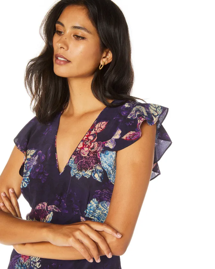 Robert Graham Dresses Women LEIGHTON DRESS Dark Purple