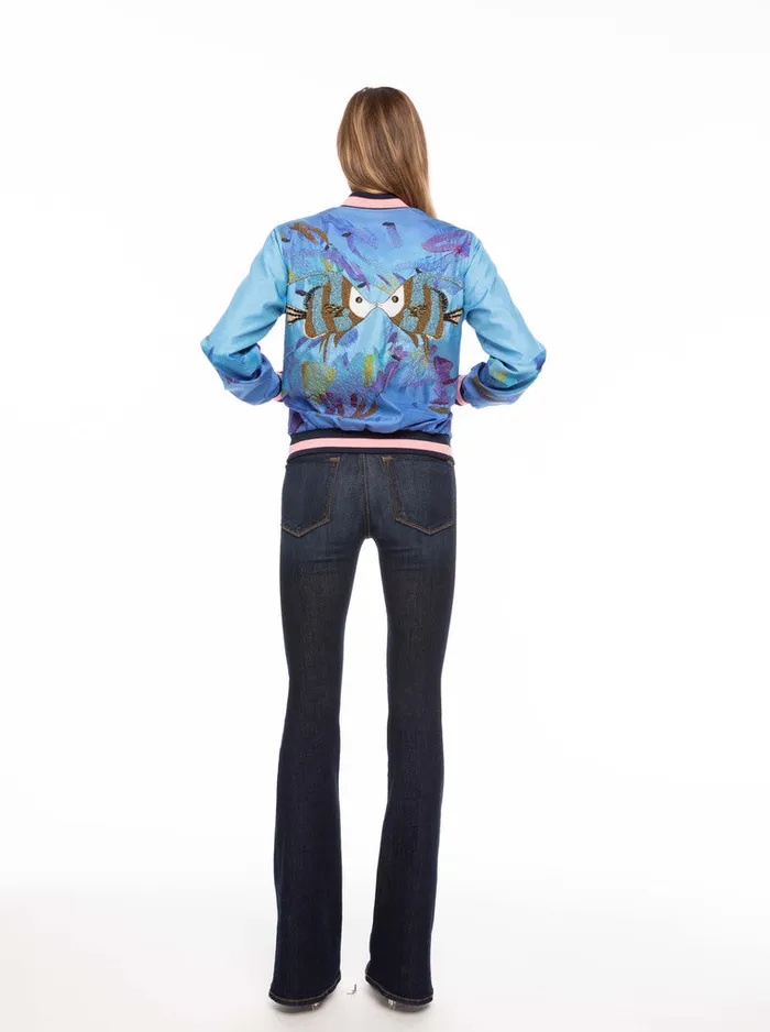 Robert Graham Jackets Women MEREDITH SILK BOMBER Multi