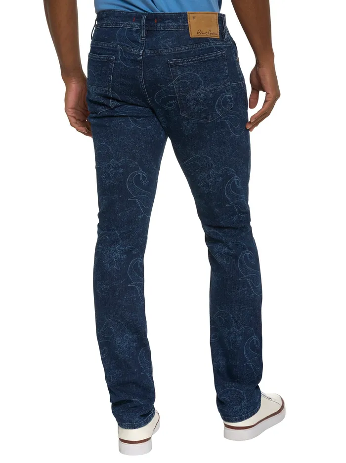 Robert Graham Jeans and Pants Men JASON DENIM PANT Dark Indigo