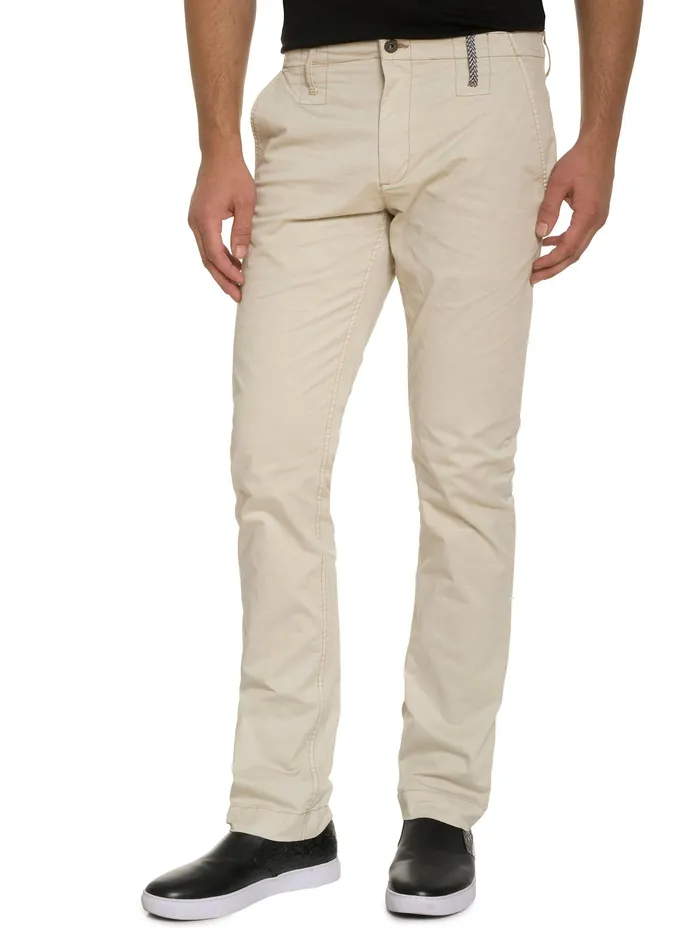 Robert Graham Jeans and Pants Men SPARKS PANT Light Khaki