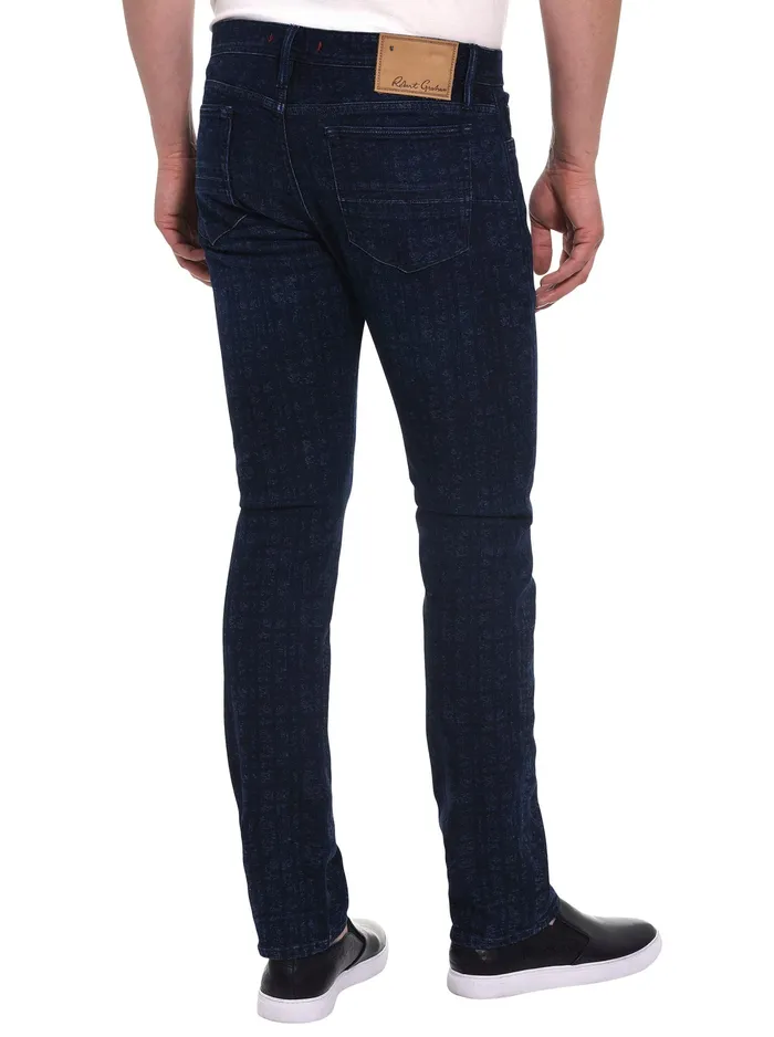 Robert Graham Jeans and Pants Men VALENTE DENIM PANT Navy