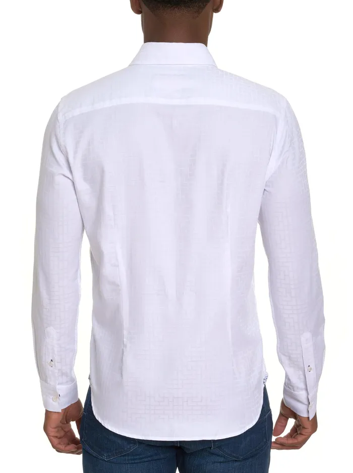 Robert Graham Long Sleeve Button Down Shirts Men AMORY LONG SLEEVE BUTTON DOWN SHIRT White