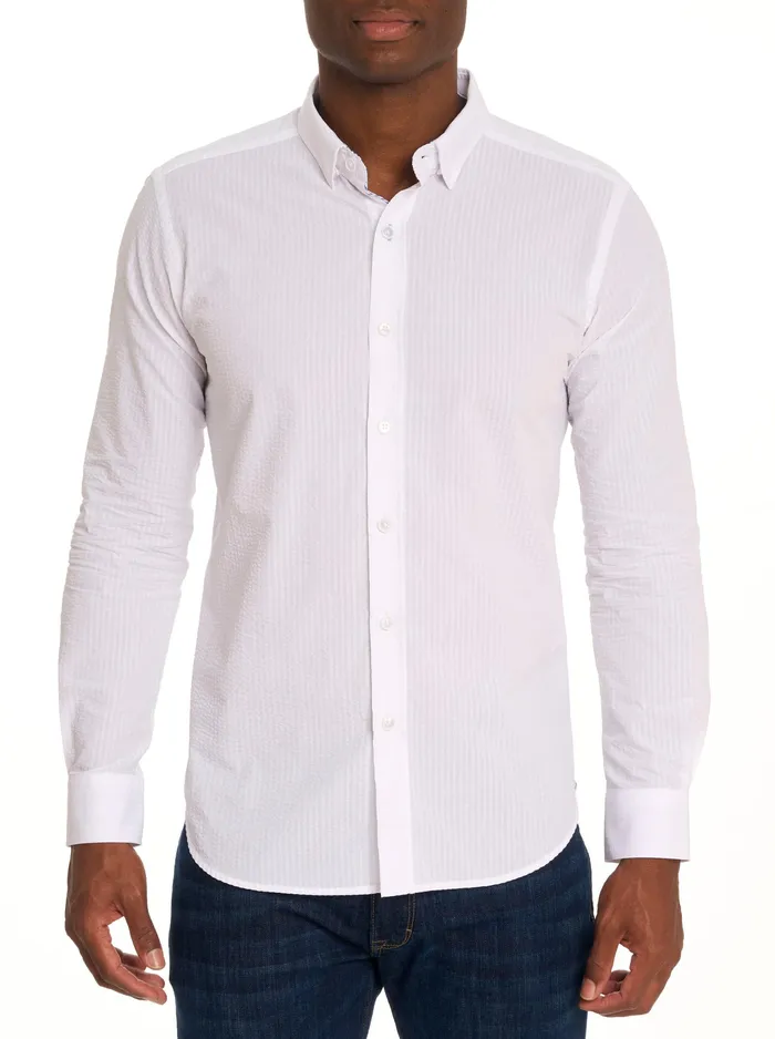 Robert Graham Long Sleeve Button Down Shirts Men ANDREWS LONG SLEEVE BUTTON DOWN SHIRT White Robert Graham Long Sleeve Button Down Shirts Men ANDREWS LONG SLEEVE BUTTON DOWN SHIRT White