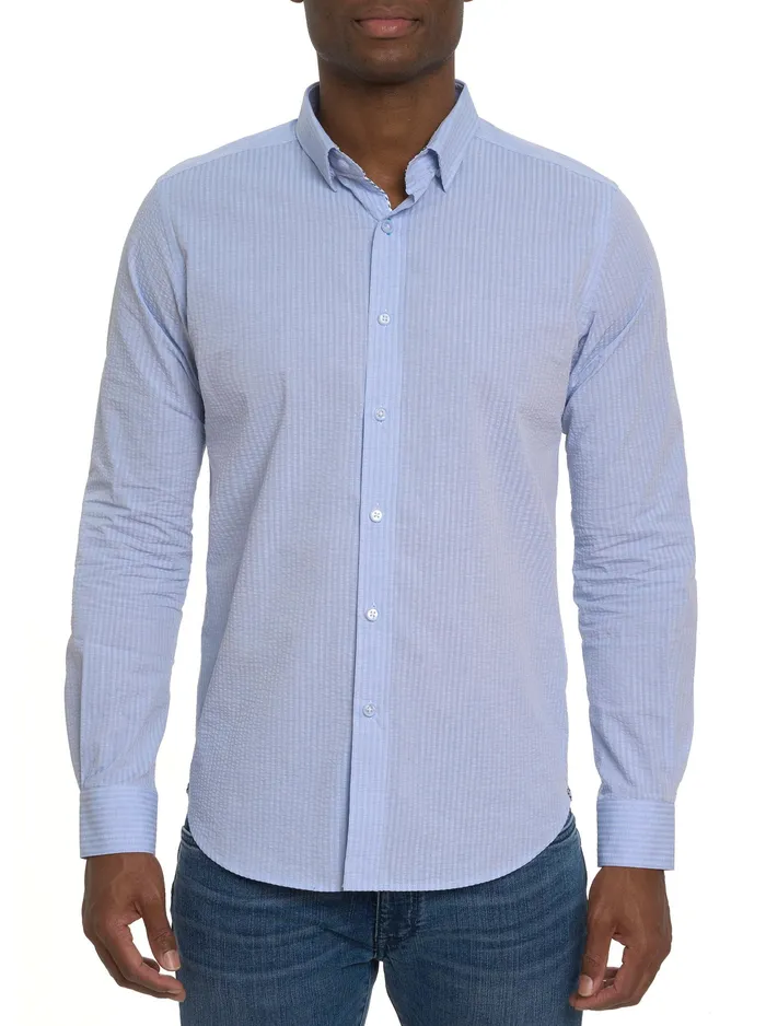 Robert Graham Long Sleeve Button Down Shirts Men ANDREWS LONG SLEEVE BUTTON DOWN SHIRT White