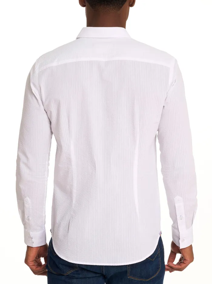 Robert Graham Long Sleeve Button Down Shirts Men ANDREWS LONG SLEEVE BUTTON DOWN SHIRT White