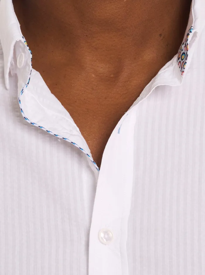 Robert Graham Long Sleeve Button Down Shirts Men ANDREWS LONG SLEEVE BUTTON DOWN SHIRT White