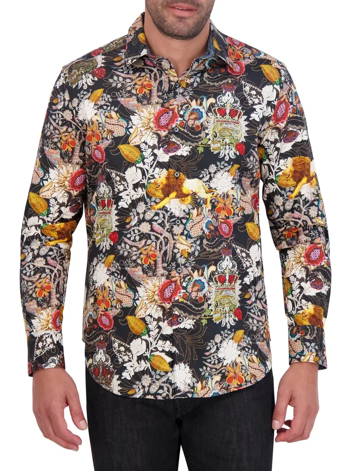 Robert Graham Long Sleeve Button Down Shirts Men AREZZO LONG SLEEVE BUTTON DOWN SHIRT Multi Robert Graham Long Sleeve Button Down Shirts Men AREZZO LONG SLEEVE BUTTON DOWN SHIRT Multi