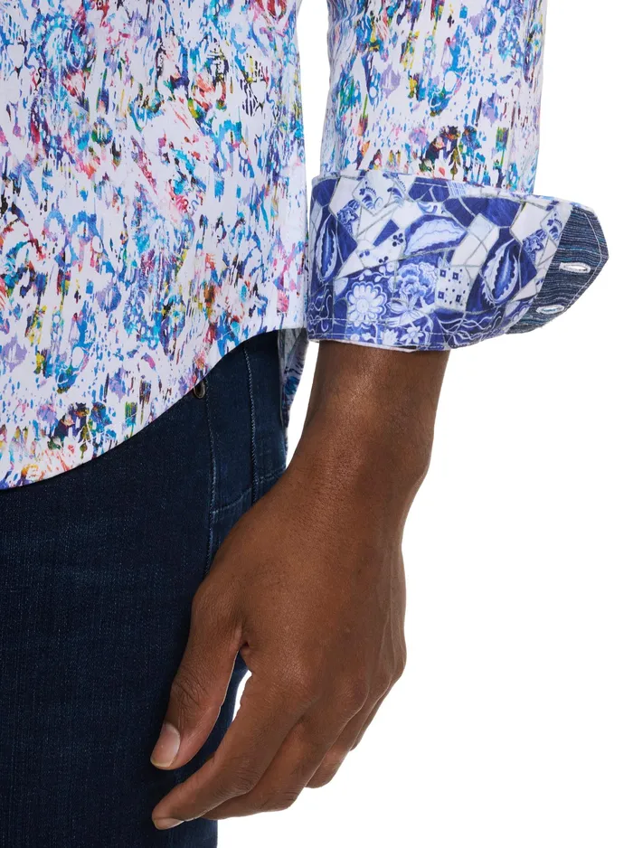 Robert Graham Long Sleeve Button Down Shirts Men BITRA LONG SLEEVE BUTTON DOWN SHIRT Classic