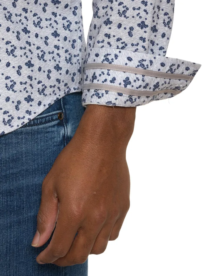 Robert Graham Long Sleeve Button Down Shirts Men CATTANEO LONG SLEEVE BUTTON DOWN SHIRT White