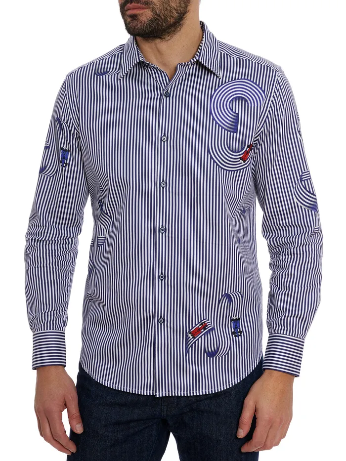Robert Graham Long Sleeve Button Down Shirts Men CHICANE LONG SLEEVE BUTTON DOWN SHIRT White Robert Graham Long Sleeve Button Down Shirts Men CHICANE LONG SLEEVE BUTTON DOWN SHIRT White